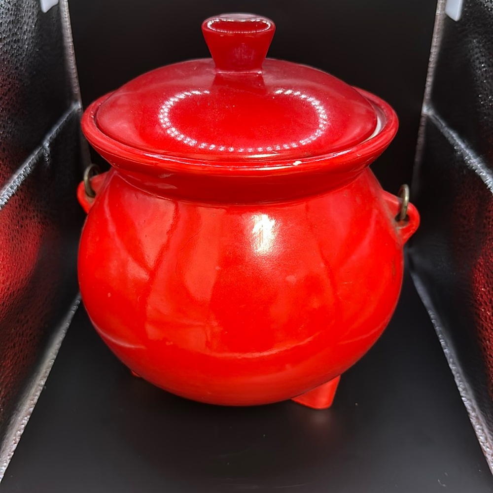 Red Bean Pot cookie Jar marked USA